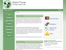 Tablet Screenshot of kimballtownship.org